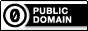 Logo Public Domain 0. Naar externe webpagina Creative Commons Public Domain 0